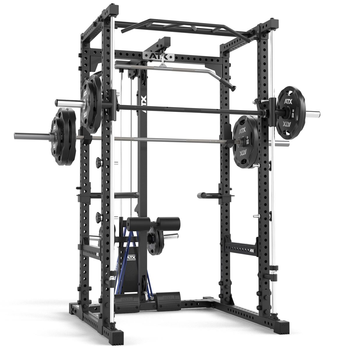 Power Rack komplettstasjon 640/660 Plate Load 60x60 mm ramme bakside
