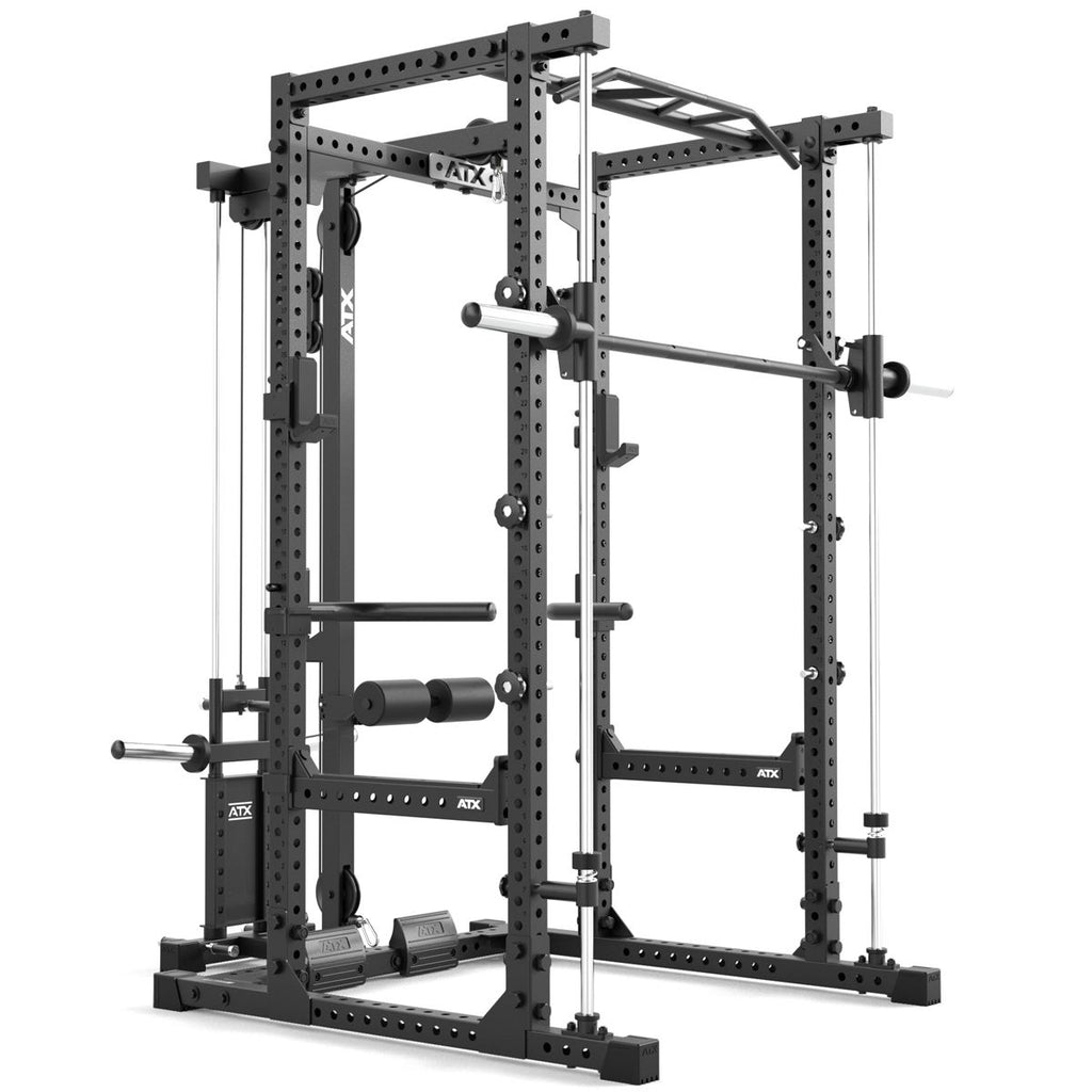 Detalj av Power Rack komplettstasjon 640/660 Plate Load 60x60 mm ramme