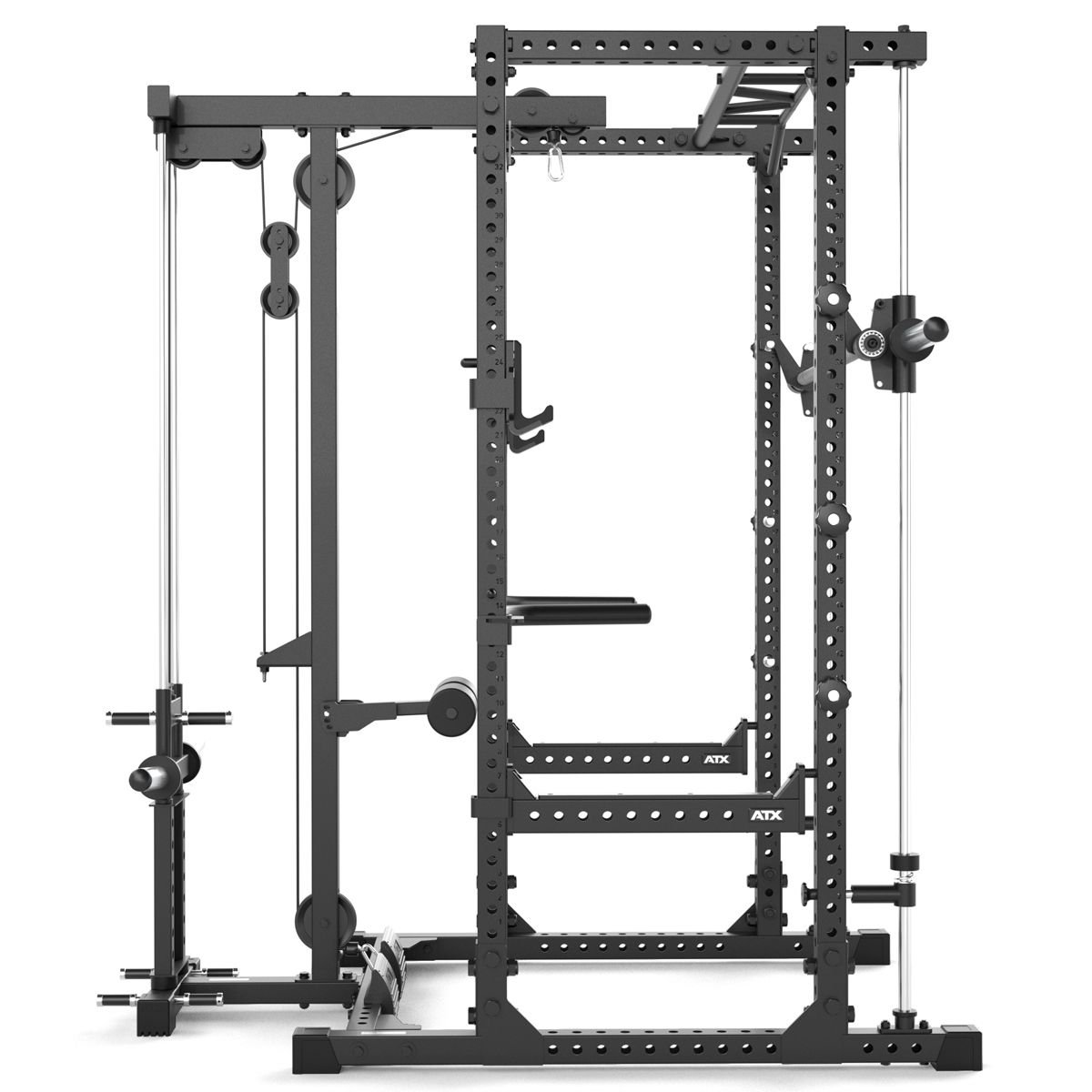 Power Rack komplettstasjon 640/660 Plate Load 60x60 mm ramme sideprofil
