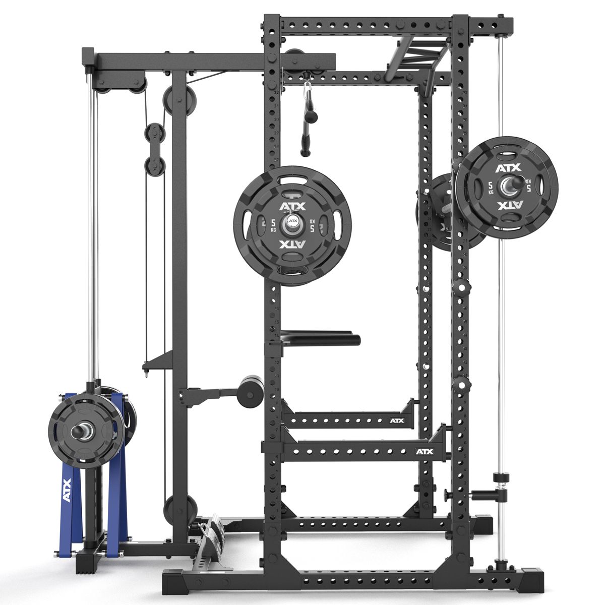 Power Rack komplettstasjon 640/660 Plate Load 60x60 mm ramme lasergravert skala