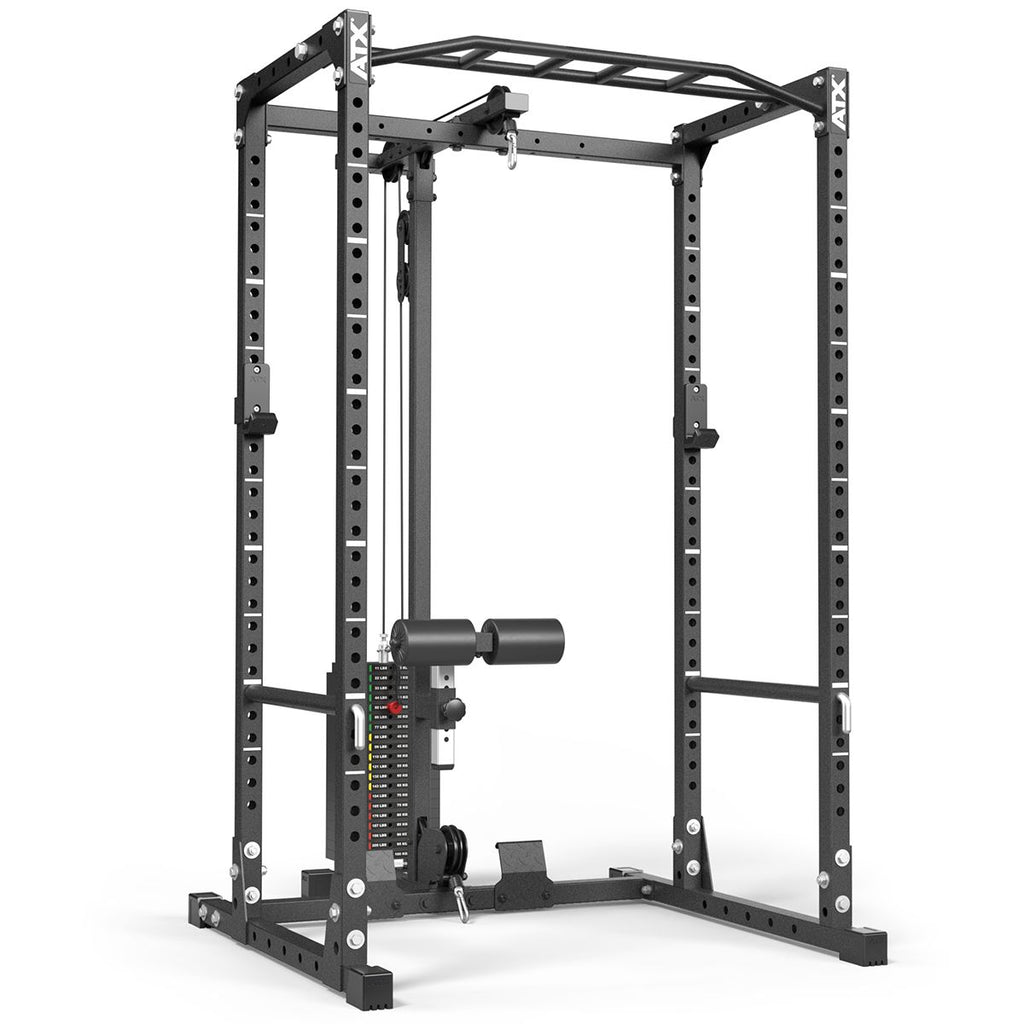 Power Rack PRX-510-XS med lat pulldown forfra