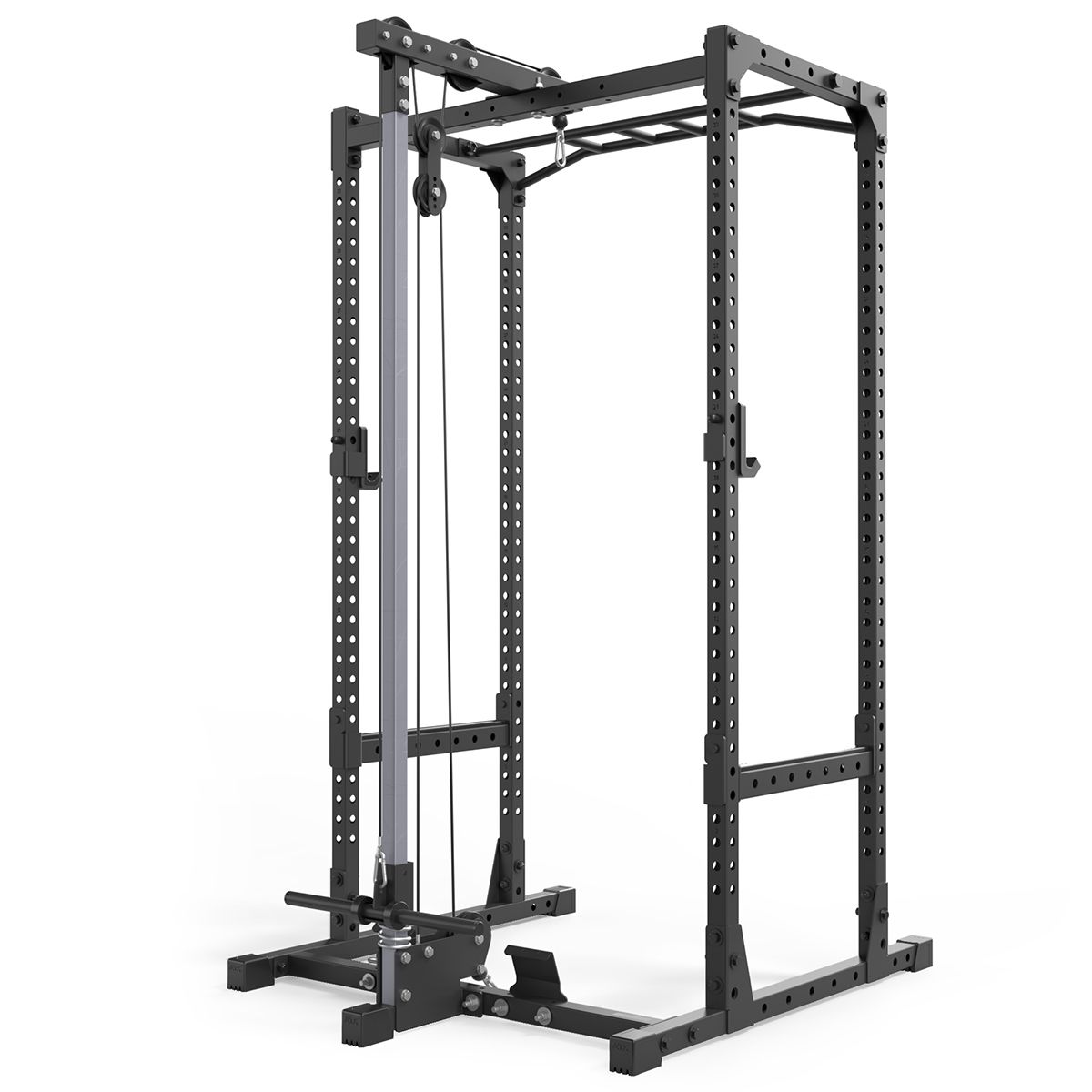 Power Rack PRX-520 med lat pulldown plate load 218 cm nærbilde av lat pulldown mekanisme