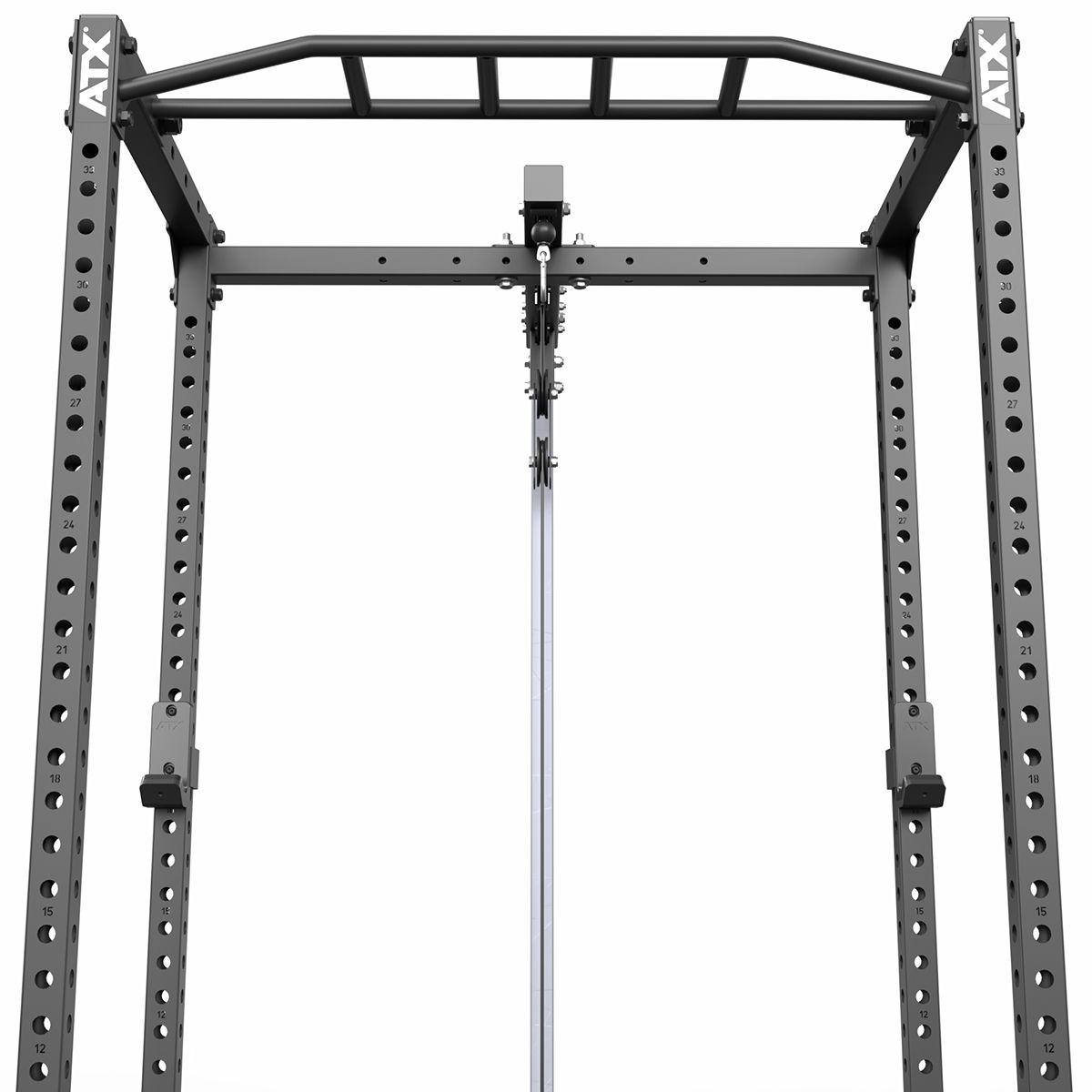 Power Rack PRX-520 med lat pulldown plate load 218 cm oversikt over hele stativet