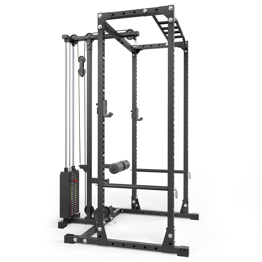 Detaljbilde av Power Rack PRX-520-XS med lat pulldown