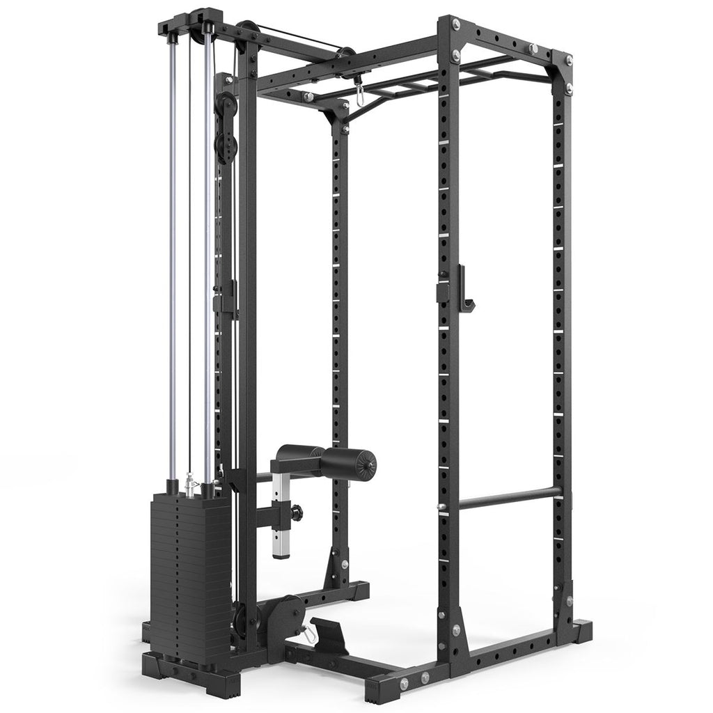 Nærbilde av lat pulldown stasjon på Power Rack PRX-520-XS