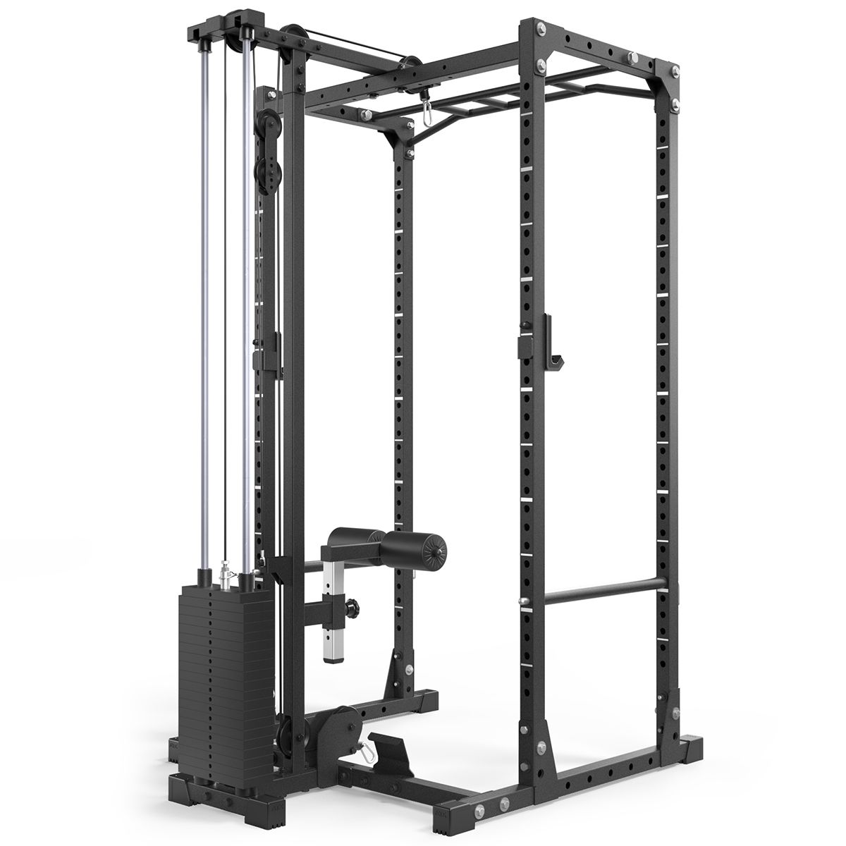 Nærbilde av lat pulldown stasjon på Power Rack PRX-520-XS
