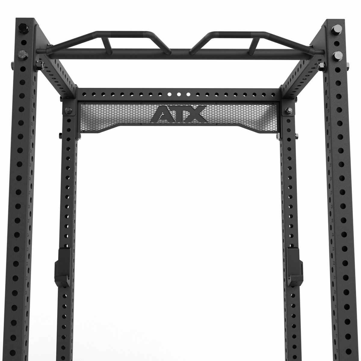 Nærbilde av J-Hooks på Power Rack PRX-780 2.0