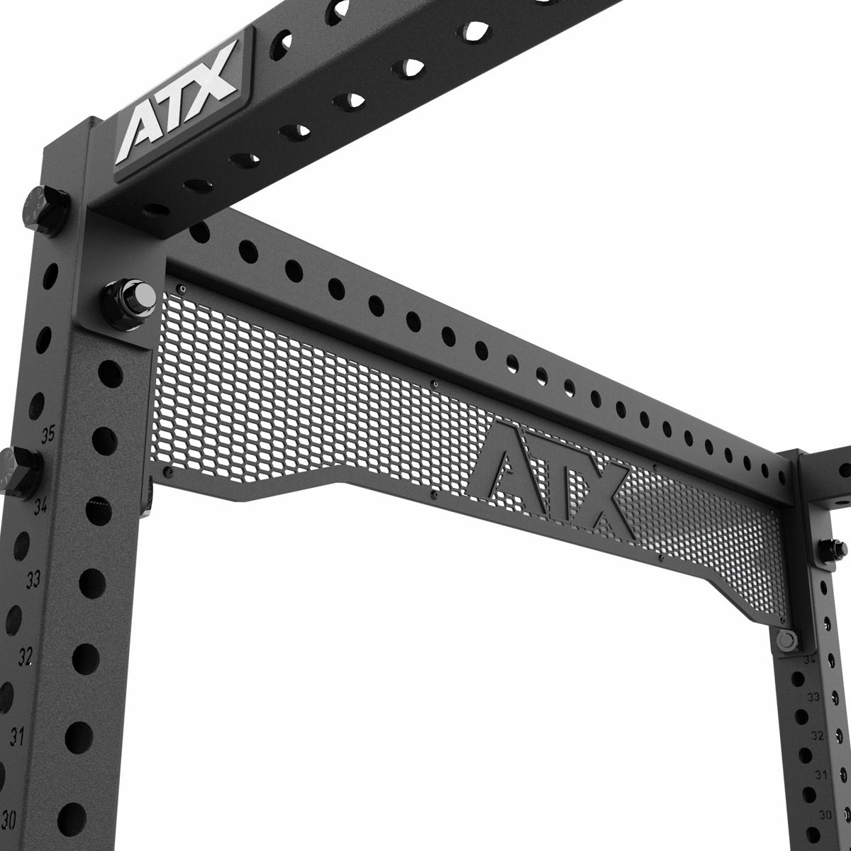 Sidevisning av Power Rack PRX-780 2.0 70x70 mm profilstålrør