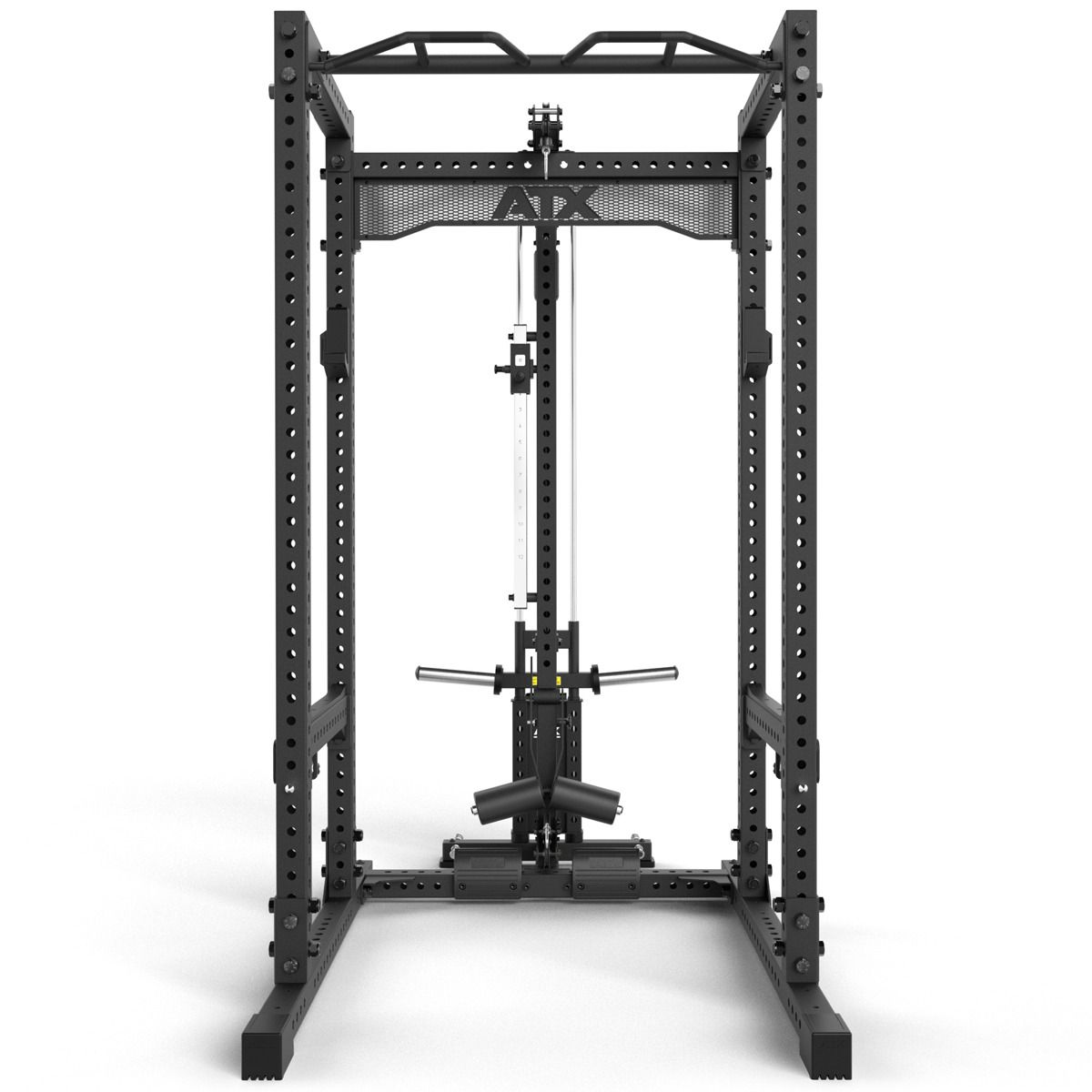 Power Rack PRX-780 2.0 montert med lat pulldown stasjon