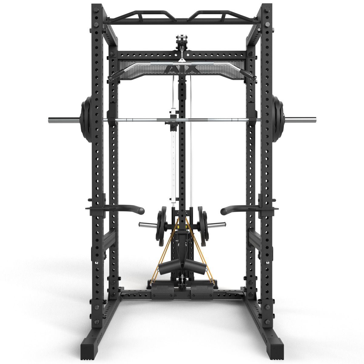 Nærbilde av profilstål på Power Rack PRX-780 2.0