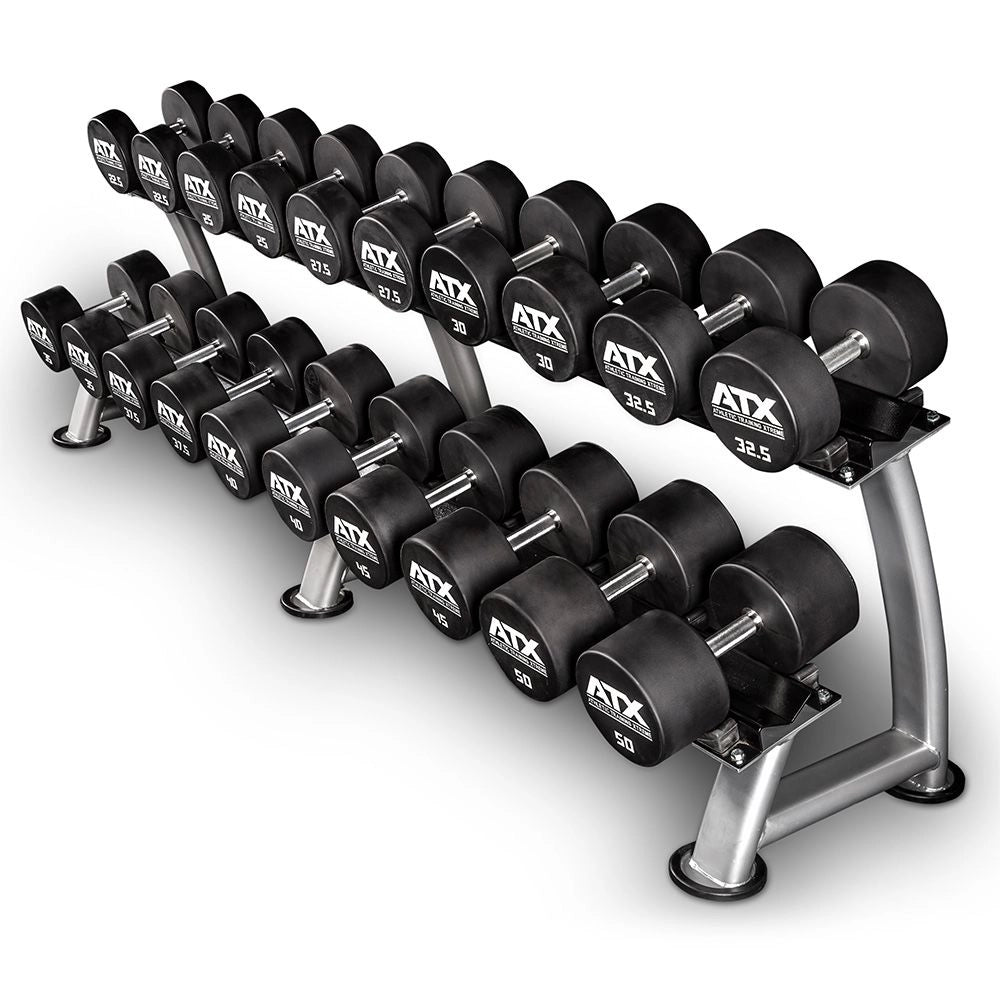Uretan dumbbell 20 kg kompakt helstål - ATX®