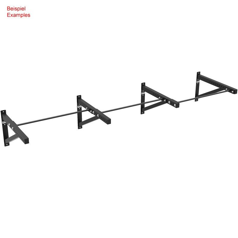 Montert Pull-up bar veggmontert basismodul 134 cm 300 kg EN 20957 - ATX på vegg