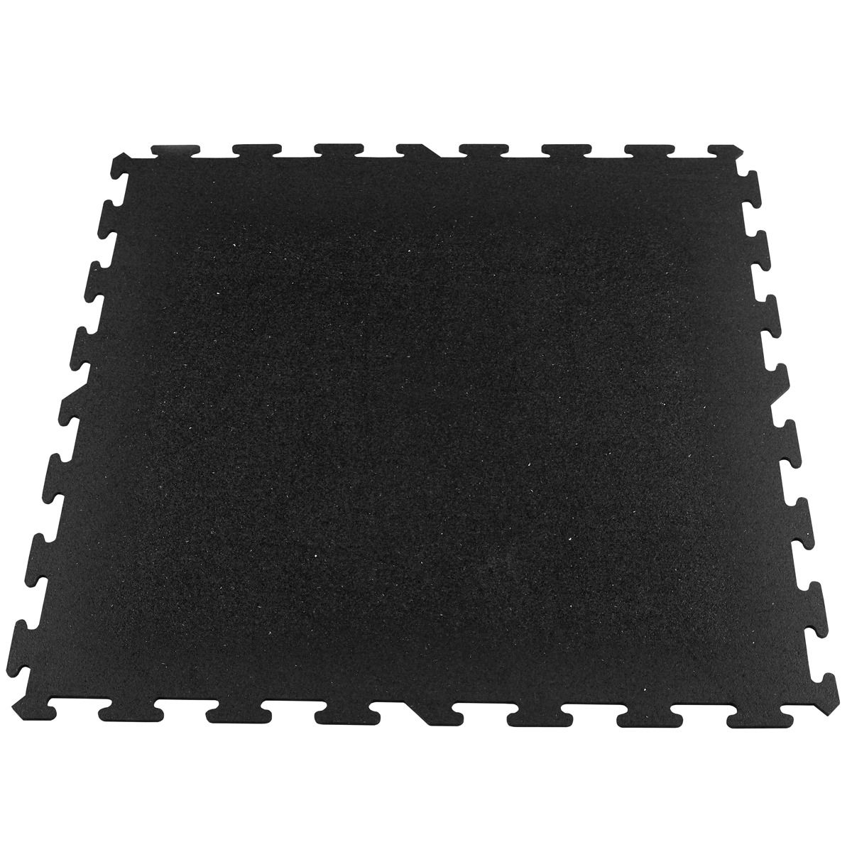 Pusleplate gulvbelegg svart 970 x 970 x 8 mm gummi forside