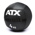 PVC Wall Ball 4 kg Ø370 mm svart forfra