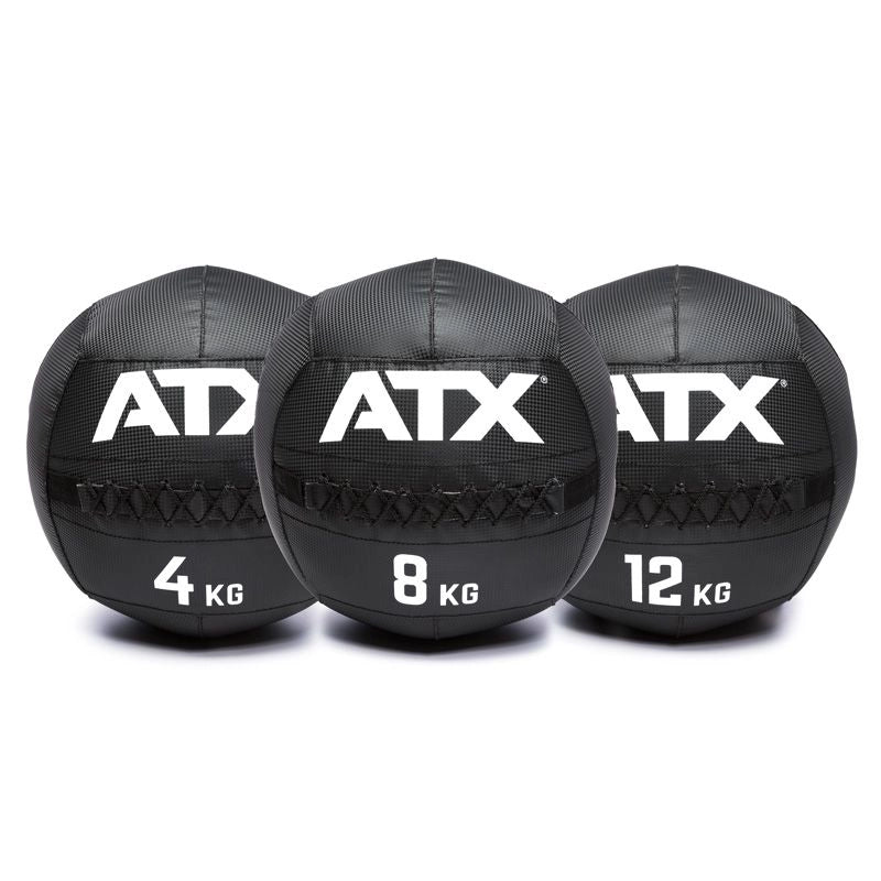 PVC Wall Ball 4 kg Ø370 mm svart bakside