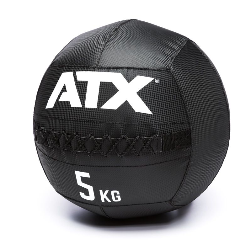 PVC Wall Ball 5 kg Ø370 mm svart forfra