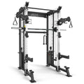 Rack med kabelstasjon og Smith Machine forfra