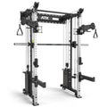 Rack med kabelstasjon og Smith Machine forfra