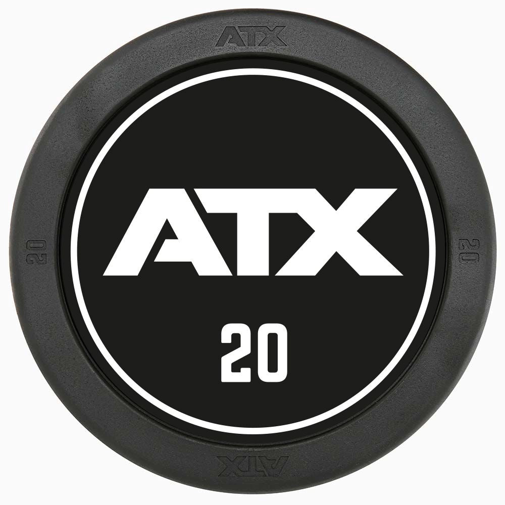 Rubber Dumbbell med gummibelegg 27,5 kg helstål - ATX