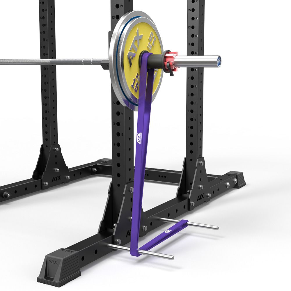 Resistance Band adapterhylser for barbell 50 mm montert på barbell