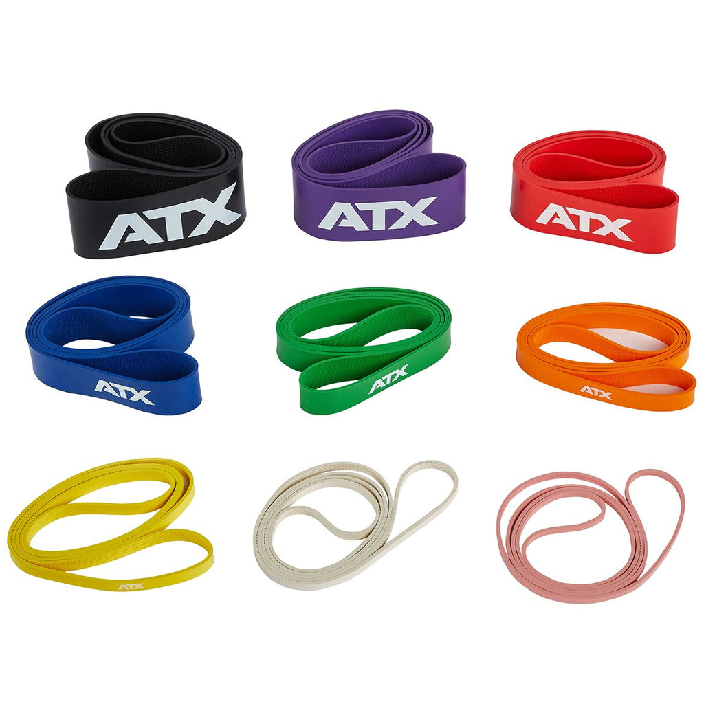 Resistance Band lateksfri 104 cm 9 motstandsnivåer bakside