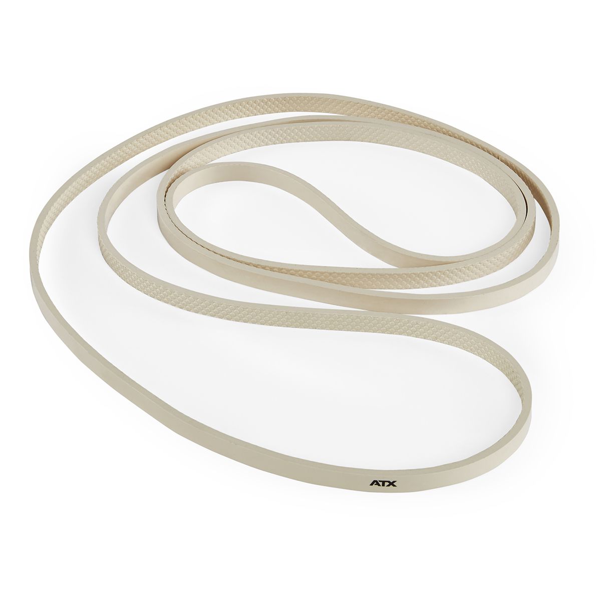 Resistance band Level 2 lateksfri hvit opptil 10 kg forfra