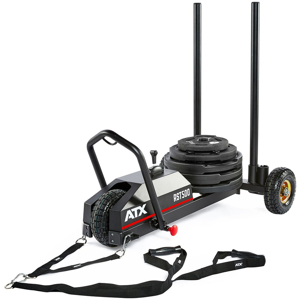 Resistance Power Sled 115x80 cm 41 kg pulverlakkert nærbilde