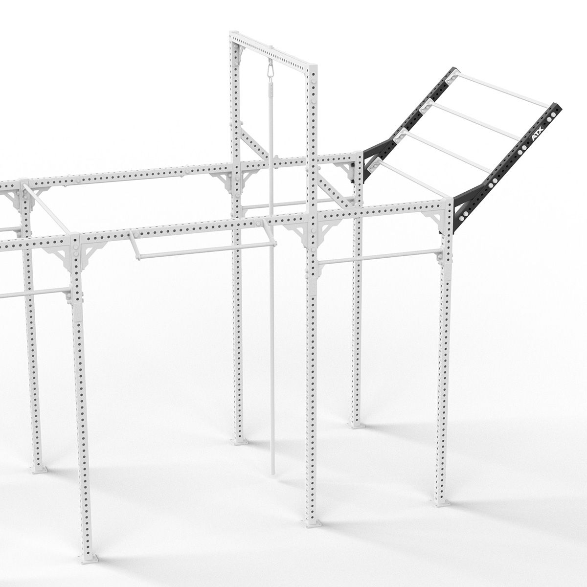 Detalj av Rig 45° forlengelsesarmer 1300 mm 700-serie
