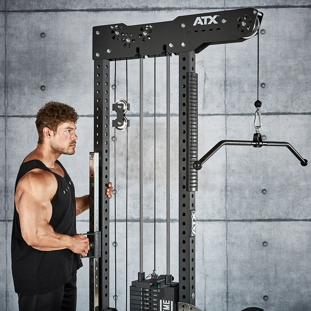Rotation Lat Bar kabelgrep 118 cm stål 5 kg - ATX sidevisning