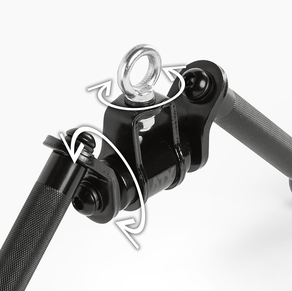 Roterende V-bar stål 420 mm greplengde 2,5 kg detalj