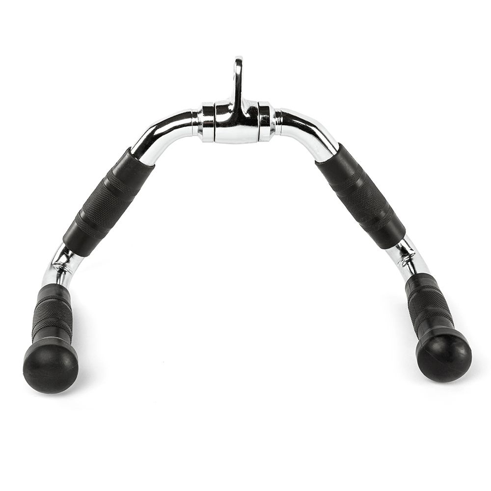 Row-håndtak bredt med ergonomiske gummigrep forkrommet bakside