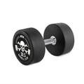 Rubber Dumbbell Barbell Club Logo 32,5 kg gummibelagt stål forside