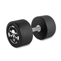 Rubber Dumbbell Barbell Club Logo 40 kg gummibelagt forfra