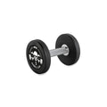 Rubber Dumbbell gummibelagt 5 kg Barbell Club logo forfra