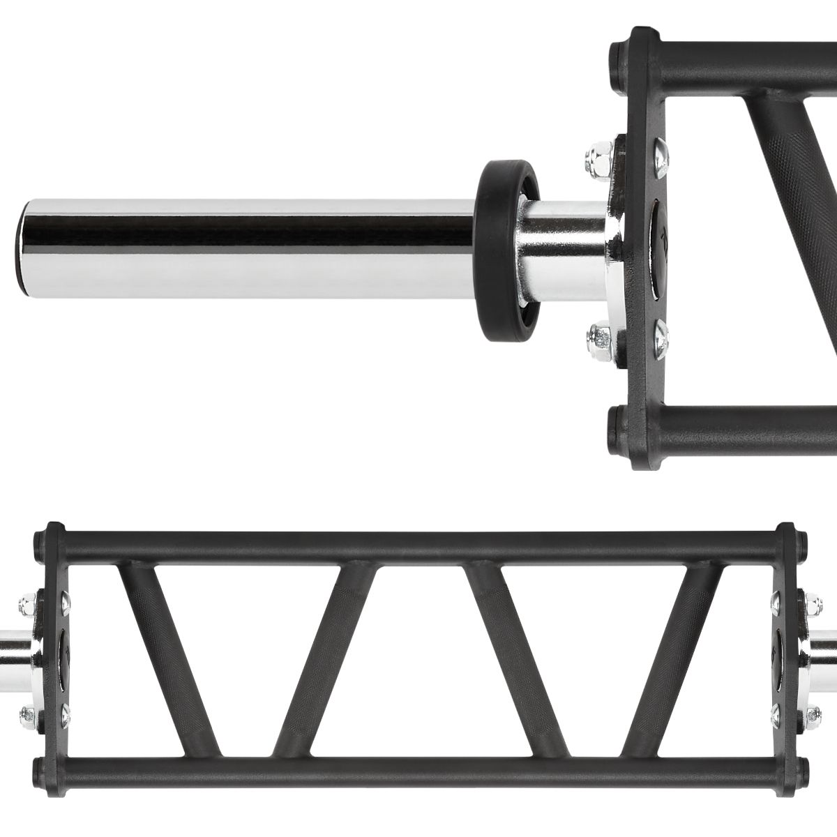 Short Multi Grip Bar 50 mm Olympic 10 kg maks 250 kg bakside
