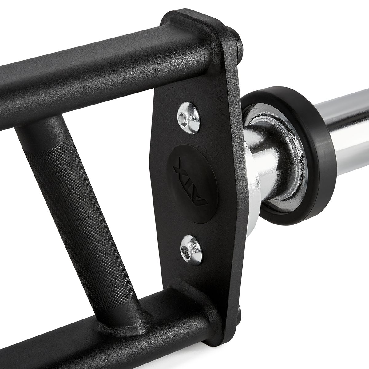 Short Multi Grip Bar 50 mm Olympic 10 kg maks 250 kg montert