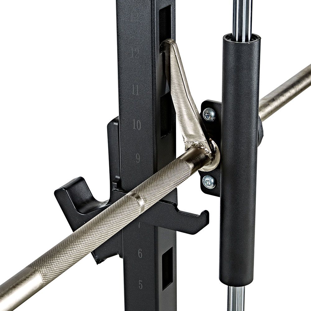 Smith Machine med lat pulldown stasjon Plate Load 250 kg - ATX med vektplater