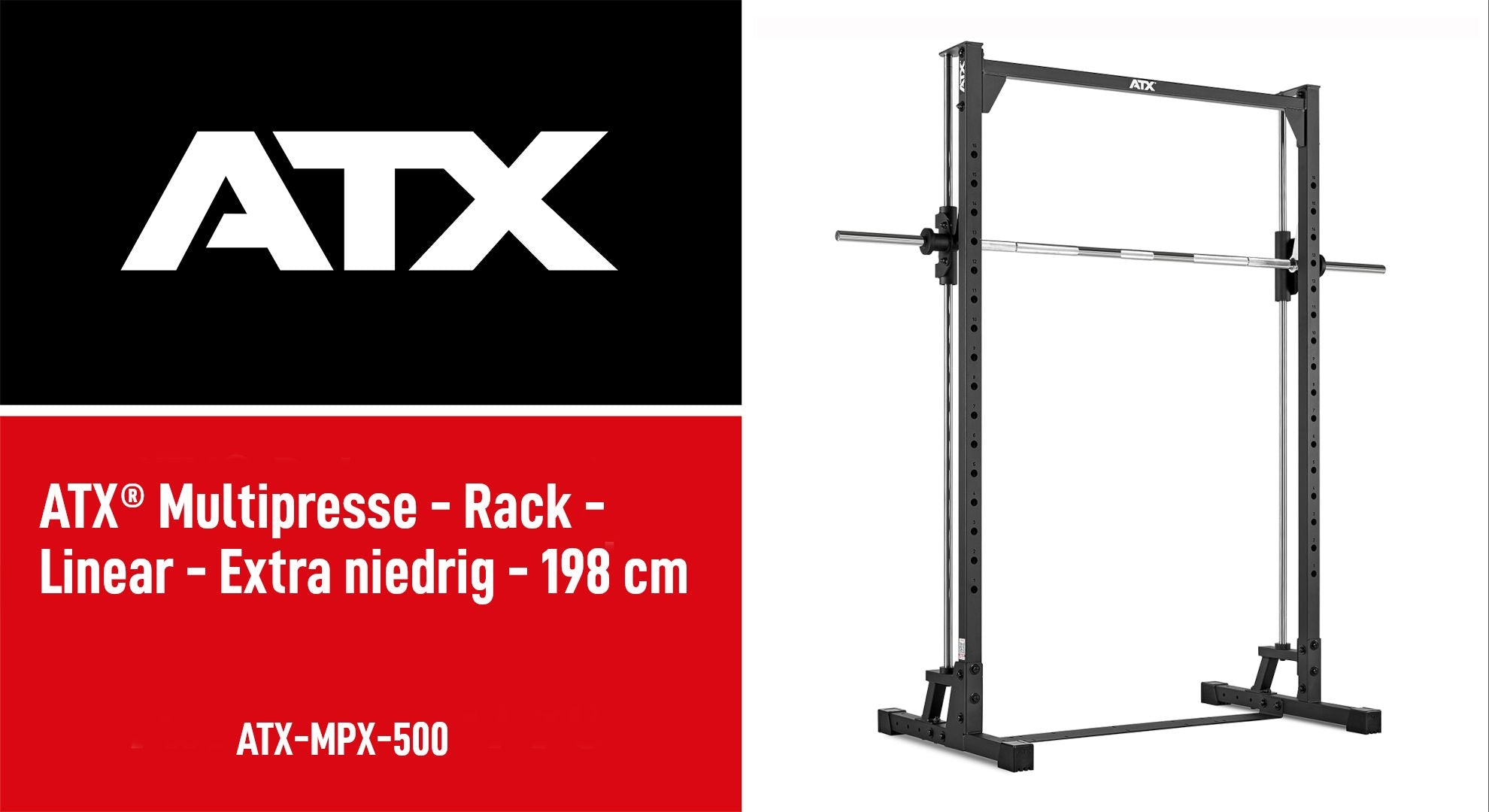 Detalj av Smith Machine lineær 198 cm lav høyde 200 kg kapasitet
