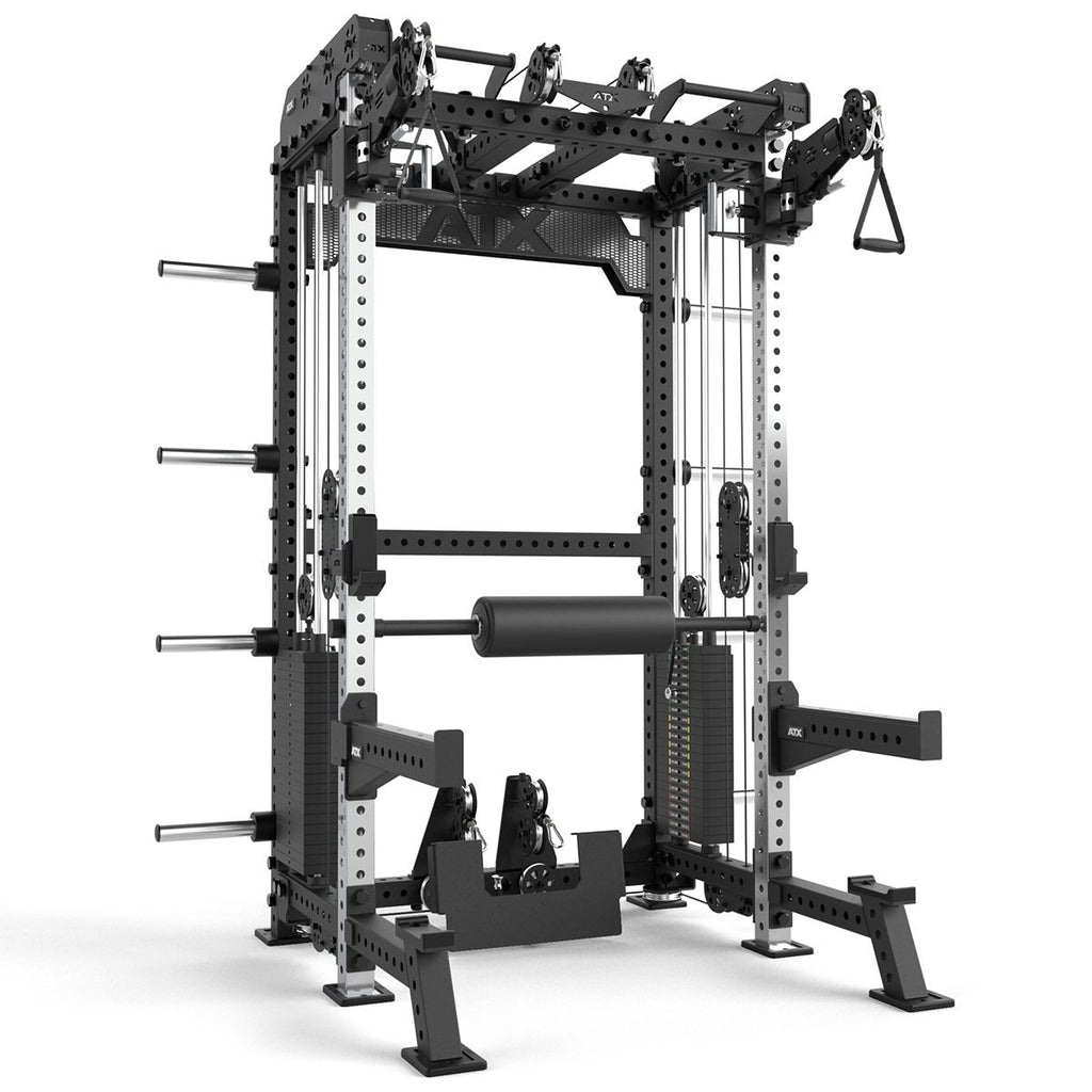 Smith Machine med lat pulldown-stasjon plate load ramme