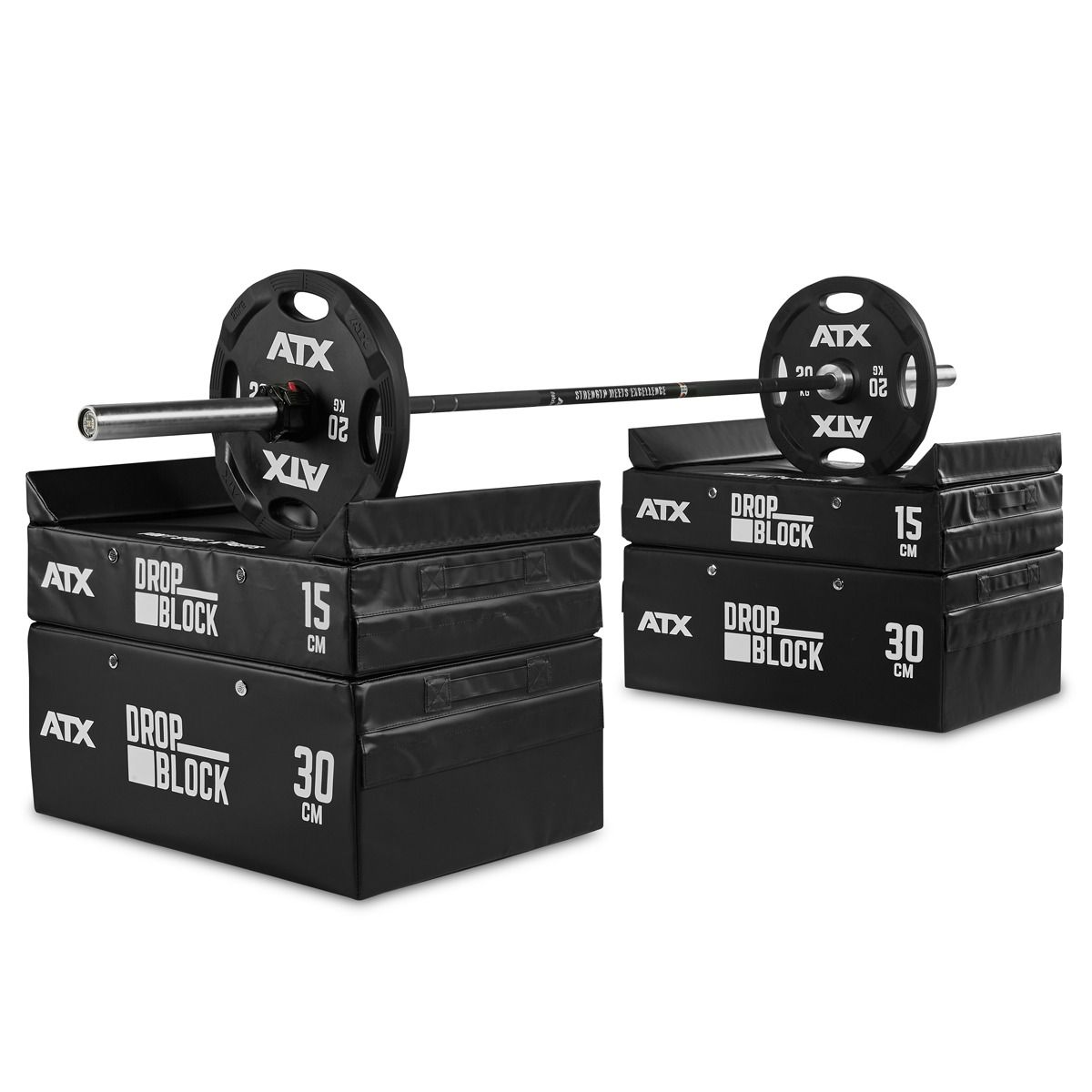 Soft Drop blokk-sett 75x50 cm maks 120 kg per blokk bakside