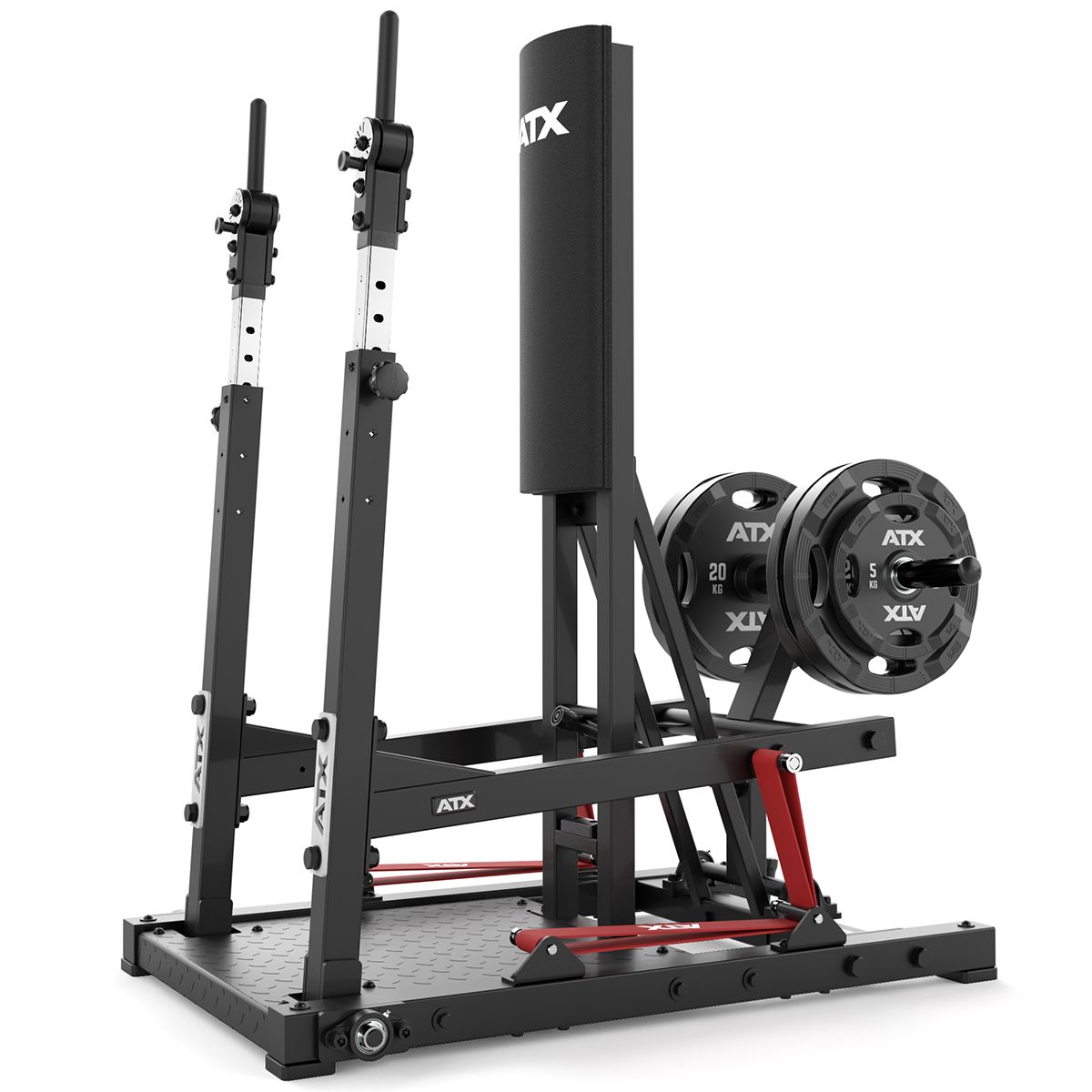 Stående brystpress maskin 138 kg bakside
