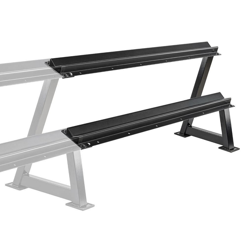 Stativ for håndvekter 144 cm utvidelseselement svart forfra