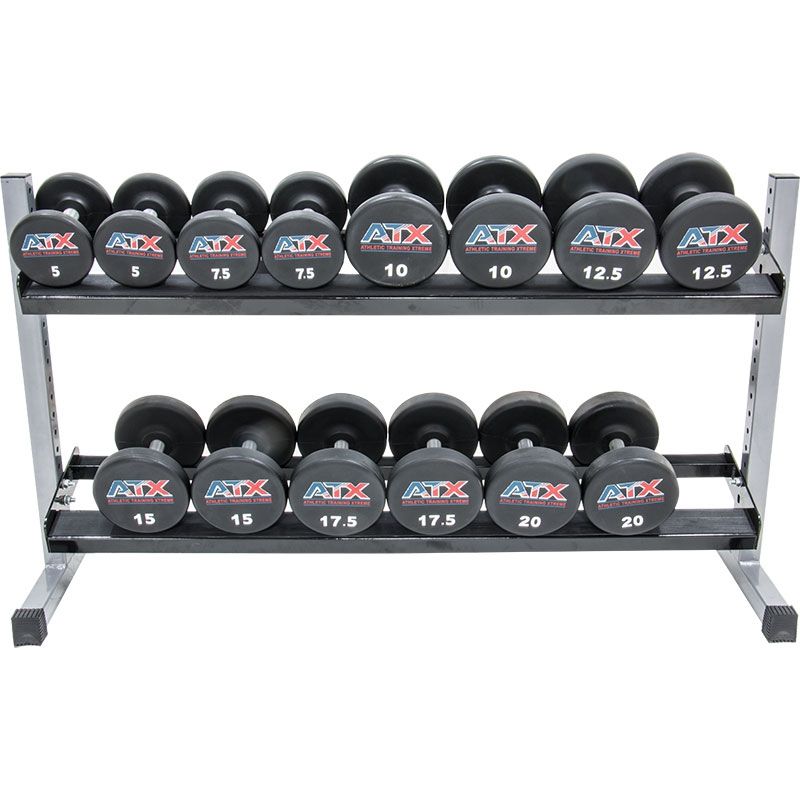 Stativ for håndvekter 2 nivåer 150 cm maks 400 kg forfra