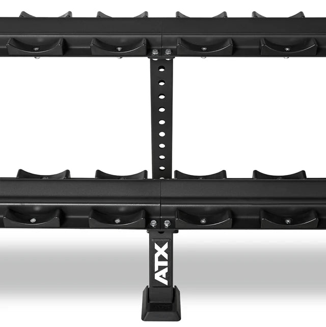 Stativ for håndvekter med halvskåler modulært 144x63x80 cm pulverbeklagt overflate