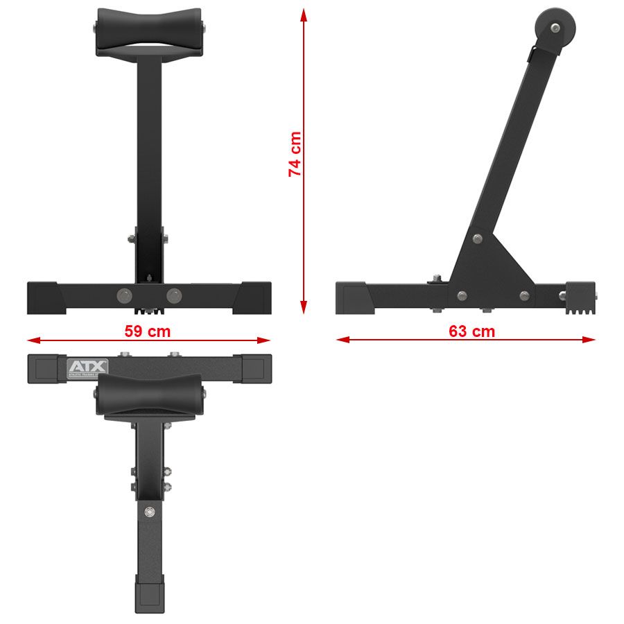 Nærbilde av Stativ for håndvekter Rotation Trainer Backup 17,2 kg pulverlakkert finish