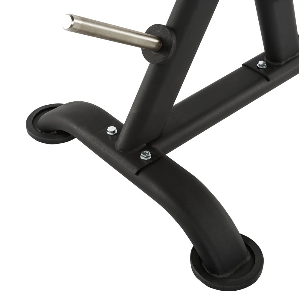 Detalj av stativ for vektskiver 30 mm svart ovalt design 400 kg