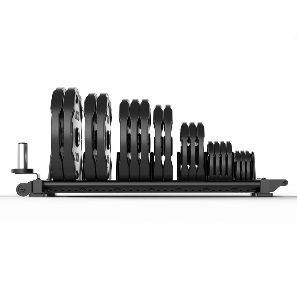 Nærbilde av stativ for vektskiver 50 mm, 400 kg kapasitet, 17 kg pulverlakk