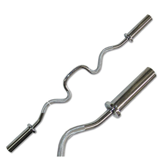 Detalj av Super EZ-stang 125 cm krom grep