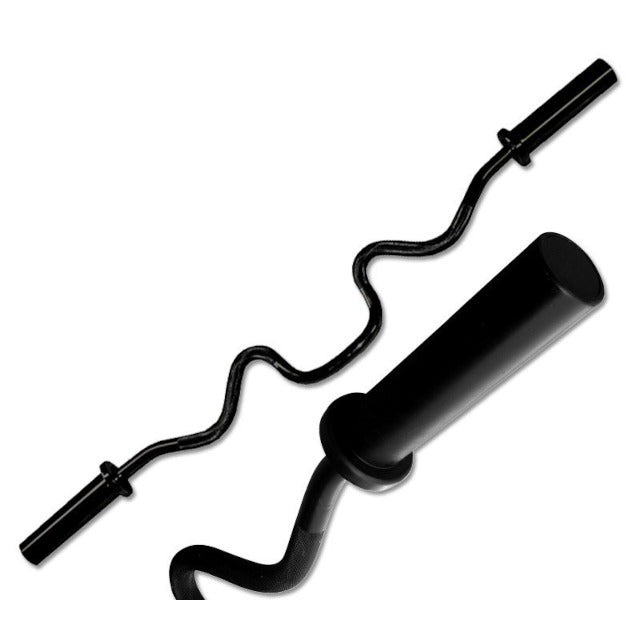 Super EZ-stang 125 cm svart black oxide 50 mm 7,5 kg detalj av grep