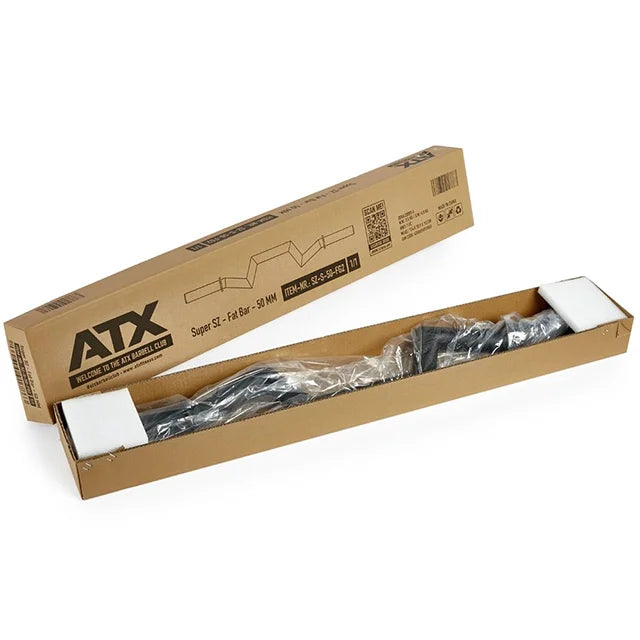 Super SZ fat bar curlstang 50 mm grep pakke
